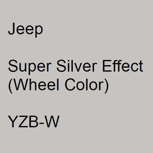 Jeep, Super Silver Effect (Wheel Color), YZB-W.
